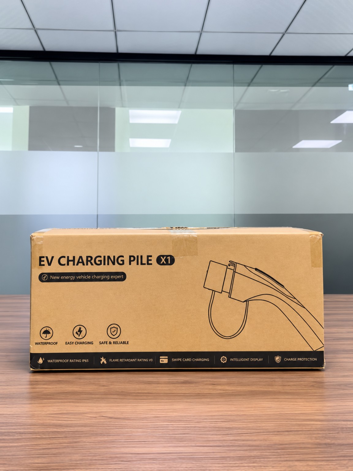 EV Charging Pile X1 packaging box